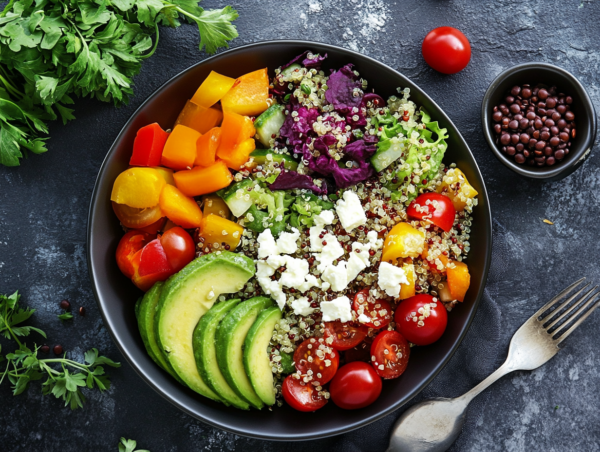“Greek” Quinoa Salad